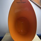 Veuve Clicquot Orange Acrylic Magnum Champagne Bucket X    Matching Carry Tray