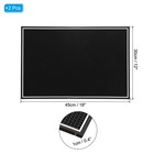 2pcs Pvc Bar Mats 18x12x0 4  Non-slip Bar Service Cup Mat Spill Mat Black  White