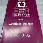 Vtg Brochure 2600 Hotels Of France 1967 Year Book Directory Guide Travel Info