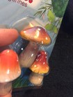Nib Set Of Three Miniature Dollhouse Fairy 2 5    Garden Mushrooms 2024 Series