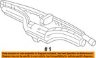 Honda Oem 01-06 Mdx Instrument Panel Ducts-defroster Panel 77460s3va01