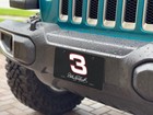 Dale Earnhardt Sr  3 Aluminum Stainless Water Resistant License Plate Frame New 
