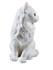 Vintage Enesco White Cat Figurine Made In Japan Porcelain Kitty Collectible 