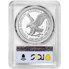 2025-w Proof  1 American Silver Eagle Pcgs Pr70dcam Fdoi Flag Label
