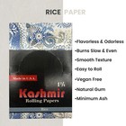 Kashmir Rice Rolling Papers 11 4 Ultra Thin     25 Pack   32 Leaves   1 25 Size