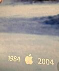 Vintage Macintosh Apple Computer 1984-2004 Poster 1984 Superbowl Commercial Ipod