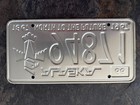 1966  Alaska License Plate 94871 Totem North To The Future