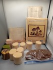 Vintage National Yarn Crafts Latch Hook Kit Field Of Mushrooms  r606 Read 20x27