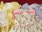 3 Vintage 1950s Baby Girl Cotton Dresses Size 2   3t