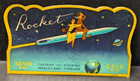 Vintage Rocket Sewing Needle Sewing Book Set 100 Needles Threader Gold Eye Japan