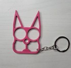 Cat Public Safety Keychain Variety Colors