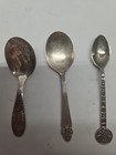 3 Vintage Sterling   925 Silver Spoons 4 5 In W 50 9 Grams International   Other