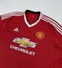 Adidas 2015-2016 Manchester United Red Match Shirt Jersey Men   s 2xl