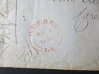 Canada Stampless Cover Quebec To Kingston  Ont  To Colborne  Ont   May 1st  1852