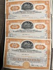  lot Of 12  United States Lines Company Stock Certificate New Jersey