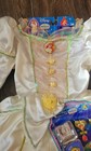 Vintage Y2k Kids Sz 3 4 Disney  Bride Dress Costume The Little Mermaid  Nos