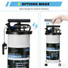 6 5l Oil Extractor Pump Pneumatic manual Oil Change Fluid Extractor Blue