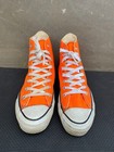 Vintage Orange Converse All Star Chuck Taylor Made Usa High Top Sneakers 7 5
