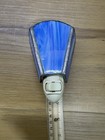 Vintage 60s Stained Glass Night Light Mid Century Blue Plug In Lamp Eagle Usa