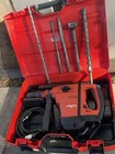 Hilti Te60 Atc avr 120v Corded Hammer Drill W 5 Used Bits And The Case