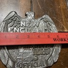 Antique New England Police Revolver League Official Metal Plaque