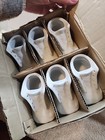 Vintage White Fine China Baby Shoe Booty Made In Japan New Old Stock Lot Of 6 