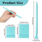 3 Pcs Mini Rubber Squeegee Tiny Screen Printing Scrapers With Green