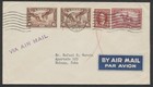 1937 Charlottetown Pei To Habana 25c Airmail Rate  223 Mountie