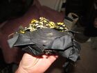 Orig Antique 1860 s Civil War Era Black W  Faux Flowers Ladies Mourning  Hat
