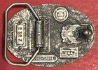 Vintage Ku Kansas University Jayhawk Belt Buckle Ks Collectible Usa College 1992