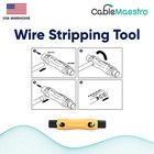 Rg6 Rg59 Rg11 Rg7 Stripper Cutter Coaxial Wire Stripping Tool Coax Cable 2 Blade