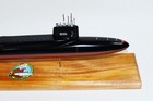 Uss Theodore Roosevelt Ssbn-600 Submarine navy scale Model mahogany 20