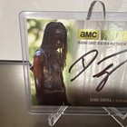 Walking Dead Season 4 Danai Gurira As Michonne Autograph Card Gold Foil 25   dg2