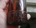 Early 1900 Amber Hires Root Beer Soda Bottle Hand Blown In Mold Nice