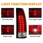 For 1988-1998 Chevy Silverado Suburban Tahoe C10 Gmc C k 1500 Led Tail Lights