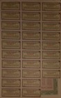 1938 Republic Of China  10 Gold Loan Bond Certificate - Brown Wwii Minguo   
