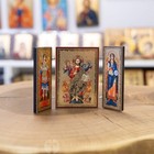Orthodox Triptych Icon     Folding Wooden Byzantine Icon     Christian R