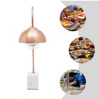 250w Stainless Steel Food Heat Lamp With Marble Base  Keep Warm 122  f Rose Gold