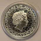 2017 Scottsdale Mint 1 Oz 999 Silver Ghana African Leopard - 5 Cedis Coin - Bu