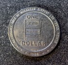Mccarran Airport  1 00 1988 Casino Slot Gaming Token   Coin Las Vegas  Nv Nevada