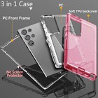 For Samsung Galaxy S22 Ultra Plus 5g Clear Case Rubber Heavy Duty Hybrid Cover