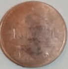 Utah The Beehive Stste Counter Stamped Punched On Lincoln Cent Penny Coin Ut