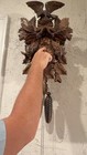 Vintage German Black Forest Cuckoo Clock 8-day Regula 34 Eagle Birds Nest