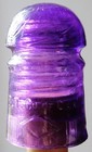 Vintage Purple Glass Insulator B t co Can  Diamond Logo Pony Style Canadian