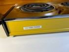 Vintage Retro Compact 1970s Sears Yellow 2-burner Electric Table Range Hot Plate