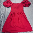Inspired Hearts Dark Scarlet Wench Milkmaid Dress Size S Ren Faire Larp Gothic
