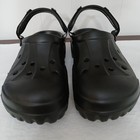 Crocs Offroad Sports Clog Mens 11 Black Croslite Adjustable Excellent Condition