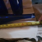 4 19in Cobalt Blue Decor Bottles  Lot 50 00