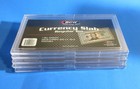 5 X Deluxe Currency Slab- Regular Bill-rigid  Holds 1 U s  Bill   Other Currency