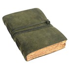 Vintage Leather Journal For Women And Men 8 X 6 Inch Handmade Deckle Edge Paper